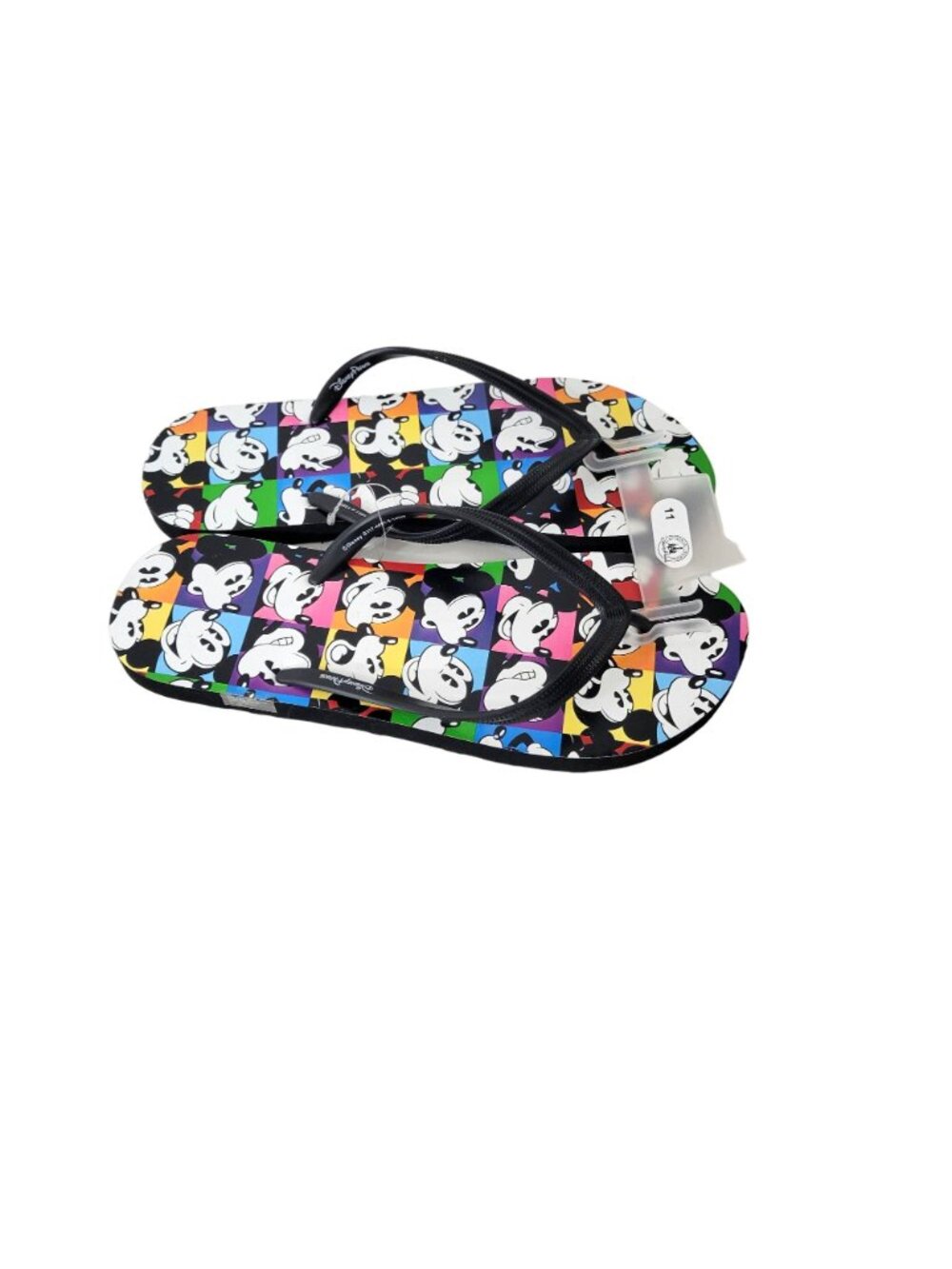 Mickey Mouse Disney Parks Flip Flops NEW Size 11 - Picture 2 of 7